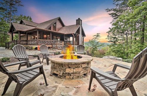 Ridges Over the Lake House | Long-Range Views Game Room Fire Pit Pets