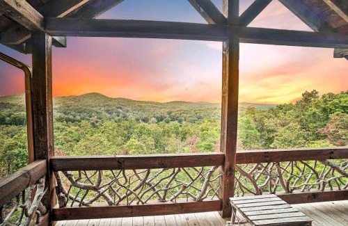 Ridges Over the Lake House | Long-Range Views Game Room Fire Pit Pets