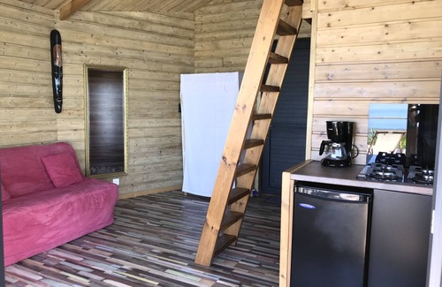 L'Etang-Sale House | Lounge of the high panoramic view between Ocean and Mountains