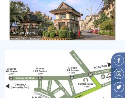 Santa Mesa Apartment | Lovely 2 BR Condo with FREE Secured Parking