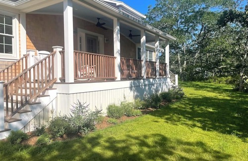 Vineyard Haven House | Lovely spacious MV 3-bdr, 3 bath island home, sleeps 12, air and comm. pool.