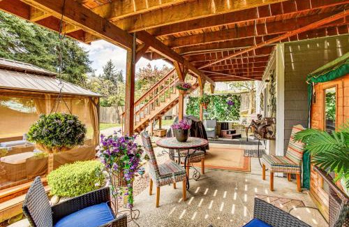 Graham Apartment | Lower-Level Apt with Hot Tub and Sauna in Graham!