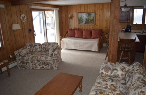 Wakefield Ski Chalet | Lower level, cozy, dog friendly chalet in a wooded location-3 blocks from skiing