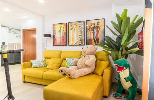 El Cristo y Buenavista Apartment | LUJO Parking, Proyector, Maquinita y Patinetes