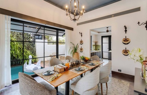 Siolim House | Lux 3BR Villa in Siolim 4km to Beach Wadi House