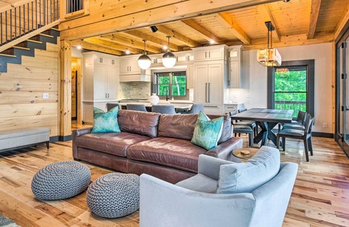 Nebo House | Luxe Retreat w/ Mtn View < 5 Mi to Lake James