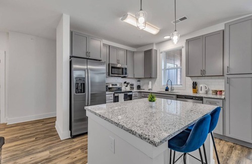 Hayes Apartment | Luxurious King 2BR Suite—Mins to Downtown Durham!