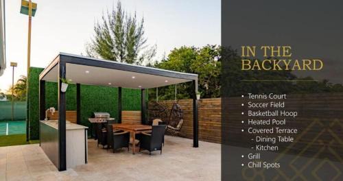 Ojus Villa | Luxurious Retreat with Tennis and Soccer Courts TGH