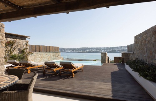 Kanalia Apartment | Luxury 2-Bedroom Apartment with Private Pool, wide Veranda and Sea View (3B)
