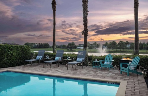 Reunion Apartment | Luxury 5BR Villa w Pool & Cinema, 4mi to Disney