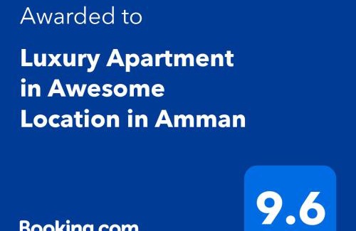 Amman Apartment | Luxury Apartment in Awesome Location in Amman