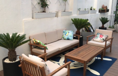 El Raval Apartment | Luxury apartment right in the heart of Barcelona with an oasis like terrasse.