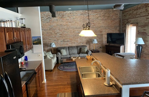 Jerseyville Apartment | Luxury loft in the building from 1888