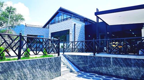Gabala House | Luxury Milan Mountain Ponoramic Villa, indoor heated pool and jacuzzi with mountain view