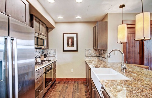 Peak 8 Condo | Luxury Studio Condo Steps from Winter Activities, Sleeps 4 by RedAwning