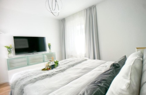 Sudstadt Apartment | M-Style 02 Apartment mit Balkon 24h Self-Check-In, Free Parking, Netflix