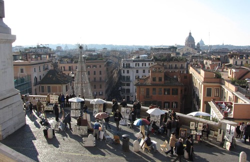 Rione III Colonna Apartment | Magic Terrace Apartment on the Spanish Steps - Special offer