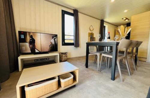 Giffaumont-Champaubert Ski Chalet | Magnifique chalet climatisé avec jardin adapté PMR