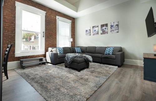 St. Charles Apartment | Main Street Balcony Apartment For up to 8 guests!
