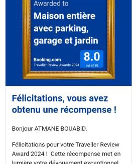 Montlucon House | Maison entière avec parking, garage et jardin