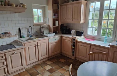 Le Ru House | Maison Familiale 13 p à 100m de la Plage Ralévy