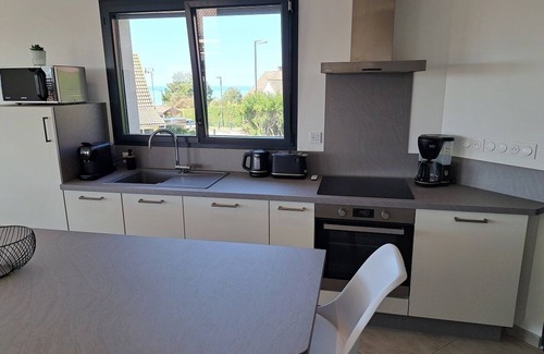 Mesnil-Val-Plage House | Maison Neuve, Vue Mer Panoramique, 6 Personnes, 3 Chambres, Parking