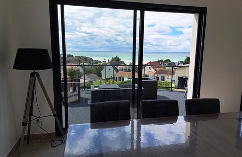 Mesnil-Val-Plage House | Maison Neuve, Vue Mer Panoramique, 6 Personnes, 3 Chambres, Parking