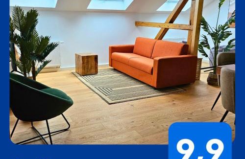 Gera Apartment | maremar - Apartments am Ferberturm - Luxus Boxspringbett - Küche - Arbeitsplatz - WLAN