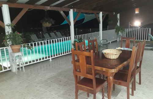 Le Marigot Villa | MARIGOT, bottom of villa with private pool, quiet, panoramic view.