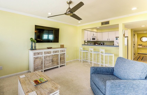 Salter Path Condo | Marina Views, Walk to Beach: Atlantic Beach Condo!