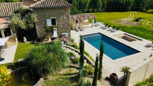 Entrechaux House | Mas des Anges - Bastide de 5 chambres avec piscine