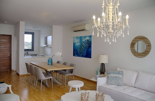 Mazotos Villa | Mazatos Beachfront Gardens | Apartment with Balcony | Stunning & Tranquil.