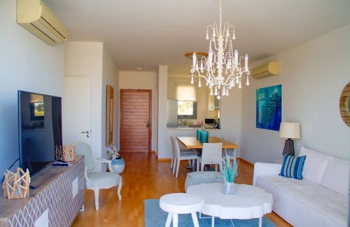 Mazotos Villa | Mazatos Beachfront Gardens | Apartment with Balcony | Stunning & Tranquil.