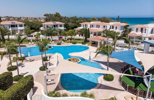 Mazotos Villa | Mazatos Beachfront Gardens | Villa with Garden View and Private Pool| Stunning.