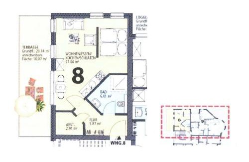 Duhnen Apartment | Meeresleuchten Duhner-Entrée 8