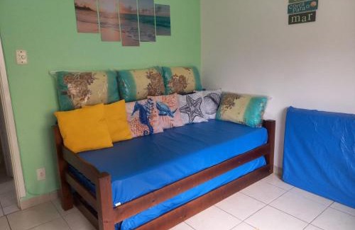 Embare Apartment | MELHOR LOCALIZAÇÃO DE SANTOS, LOFT, 200 MTS da PRAIA, WI-FI, AR CONDICIONADO