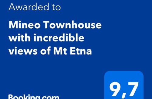 Mineo House | Mineo Townhouse with incredible views of Mt Etna