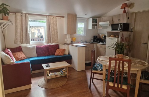 Mezos House | 🌴 Mobile home 2 bedrooms - Large terrace - Camping Tropical Sen Yan à Mézos 🌞