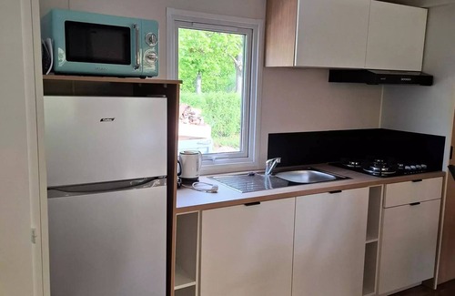 Long House | Mobile home THE TREFLE D'EAU Plot 4- 3 Schlafzimmer 6 Personen