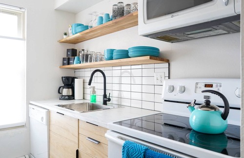 Village Seven Condo | Modern 2 Bedroom 1 Bath Condo with Patio