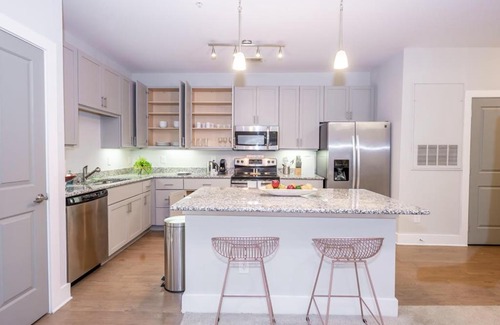 Morrisville Apartment | Modern 2BR with Balcony and Gym