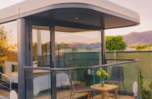 Ejido El Porvenir House | Modern 3-Smart Home estate in wonderful Valle de Guadalupe with Firepit, gardens