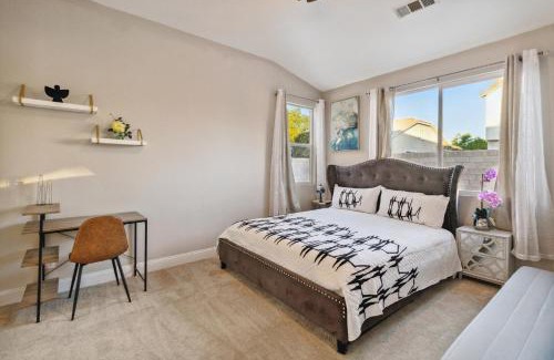 Palmdale House | Modern 4BR Oasis, Fireplace, Patio & Spacious Family Room