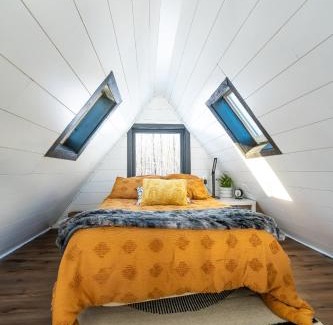Brook Park House | Modern A Frame in the woods Pet friendly