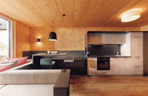 Neustift Im Stubaital Apartment | Modern apartment made of wood