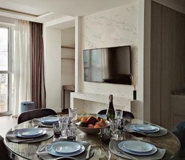 Dnipro Apartment | Modern Classic 2 bedroom apartment near Most City