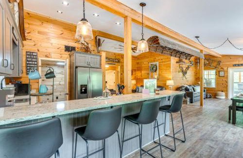 Murphy House | Modern Creek-Front Cabin with Deck and Views in Murphy