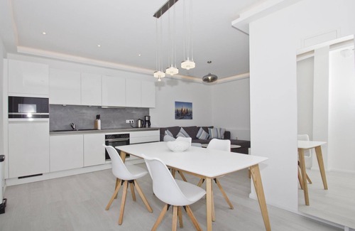 Gross Zicker Apartment | Modern vacation apartment with private terrace - Haus Inselwind FeWo MEERsalz