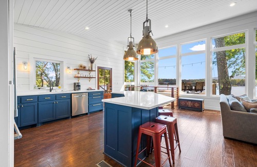 Rockwell House | Modern Lakefront Escape | Private Dock | Hot Tub