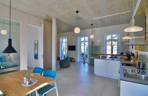 Baustert Apartment | Modern living in the classroom of an old school